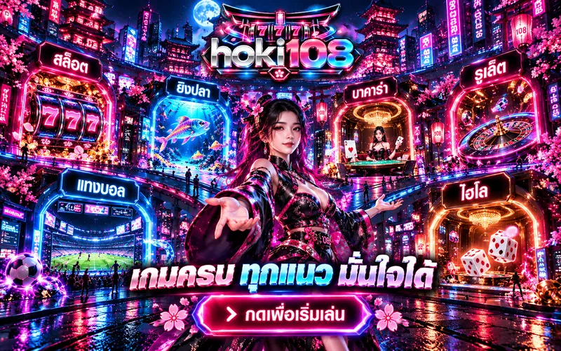 ล็อบบี้เกม hoki108 สล็อต ยิงปลา บาคาร่า รูเล็ต แทงบอล ไฮโล